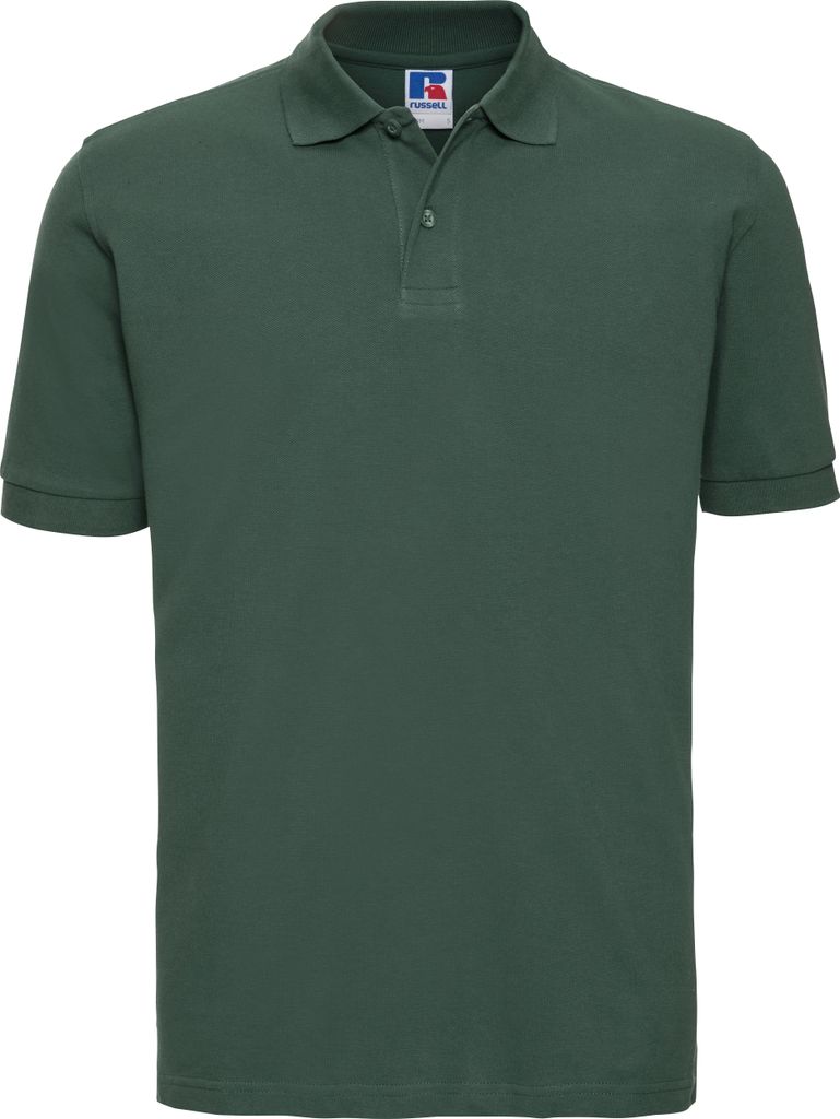 Russell Herren Polo-Shirt, Kurzarm BC567 (2XL) (Flaschengrün)