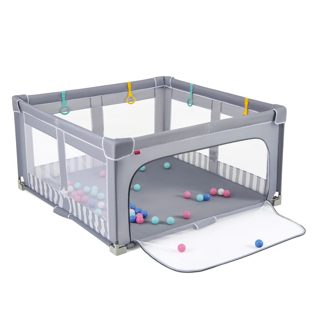 COSTWAY 150 x 150 cm faltbarer Baby-Laufstall, BPA-freier, Produktbild 