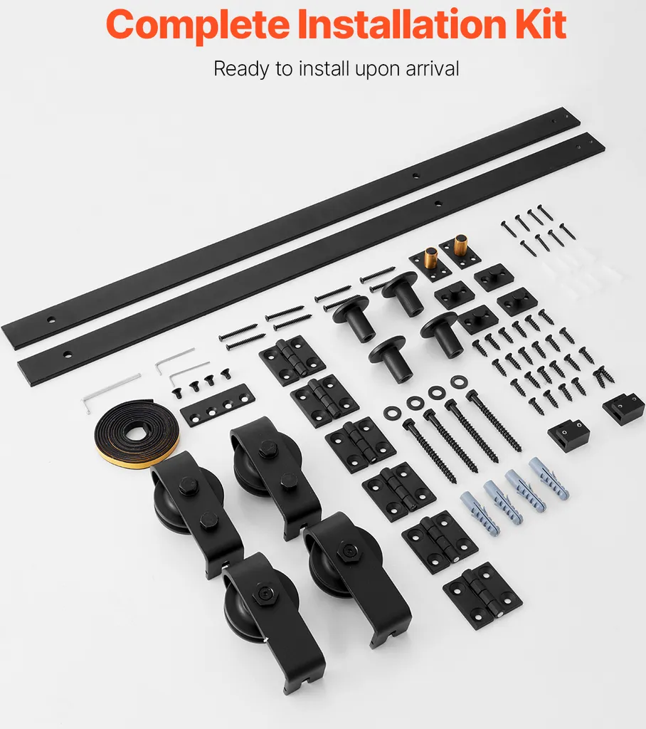 Solution pour porte de placard qui coince : rail pliant 1626mm fluide