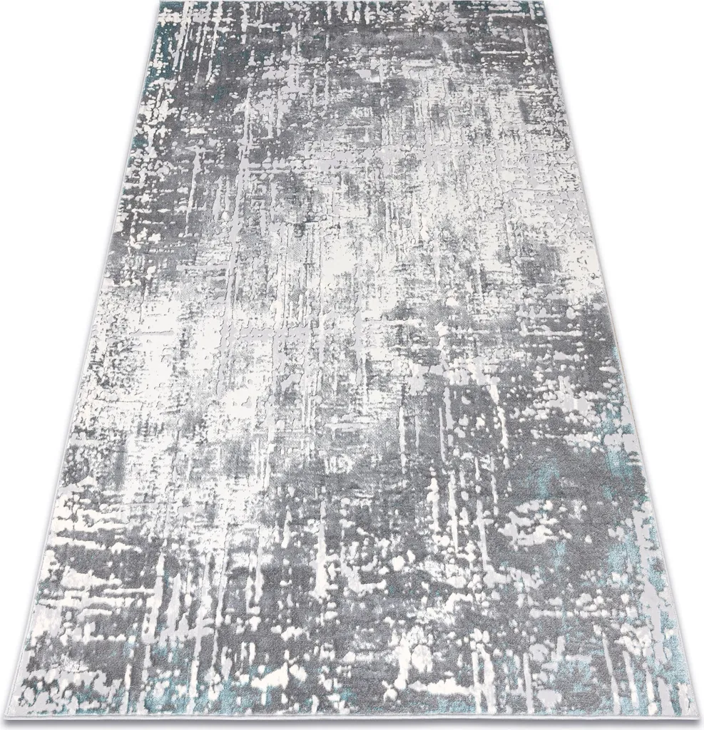 Moquette Ivoire et Grise 80x150 cm - Structure Non-Tissé Double Niveau
