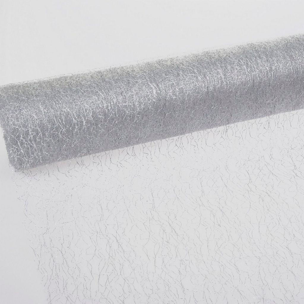 Spiderweb Tischband - 30cm metallic silber - Rolle 5m - 67 002-5M 300