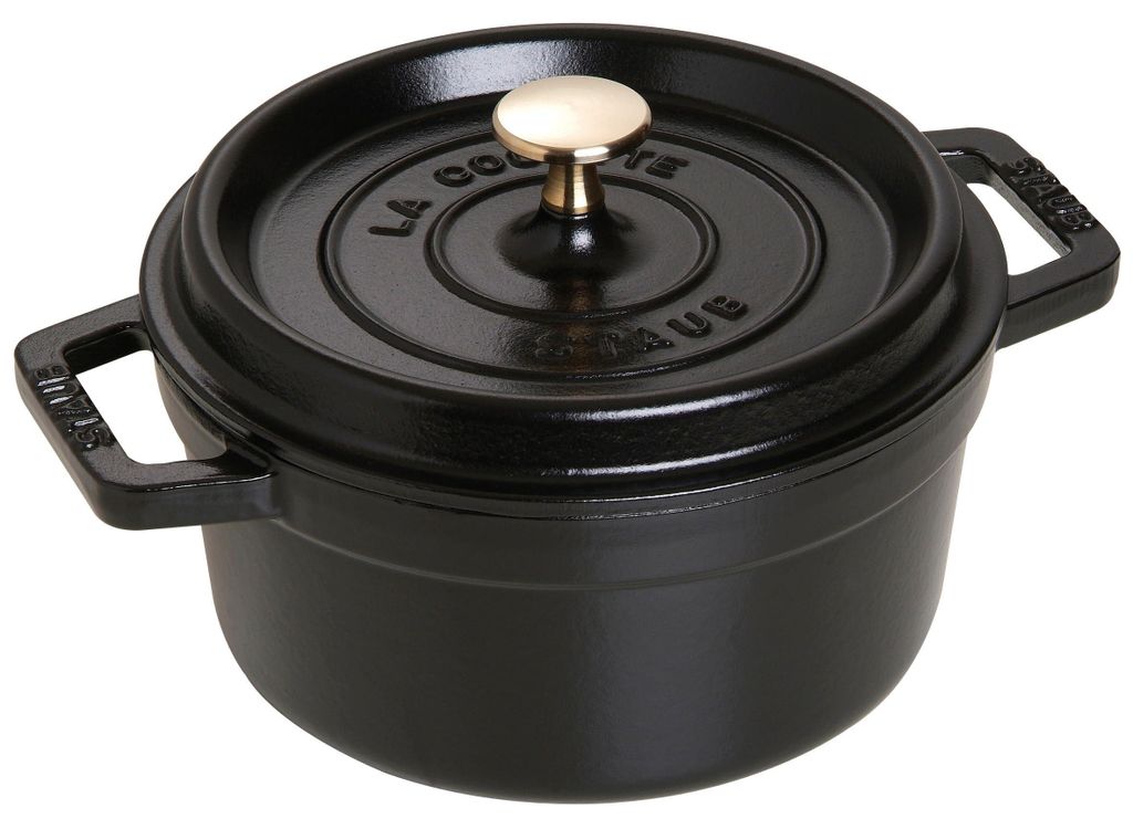 Staub Cocotte, Czarny, Żeliwo, 20 cm, 3,4 kg Zdjęcie produktu 