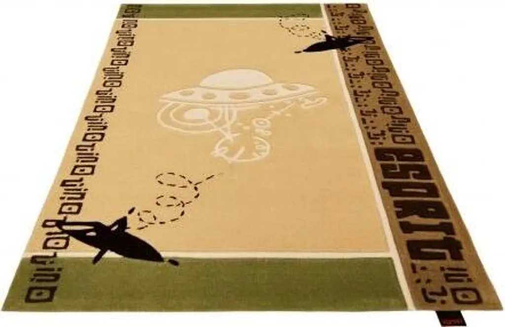 Tapis de Salon Beige 120x180 cm Esprit 510-01 au Style Scandinave