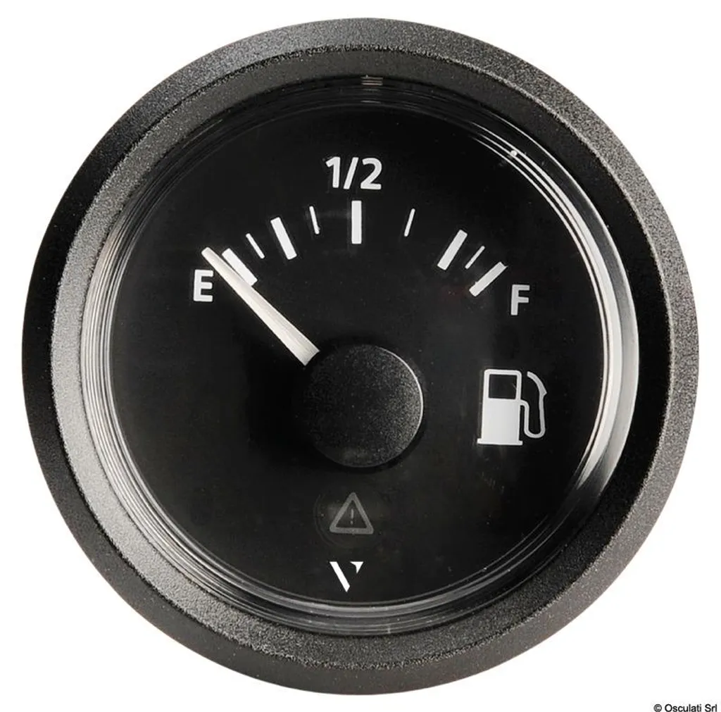 Jauge de niveau de carburant noire 240/33 ohms pour bateau - 1 pièce