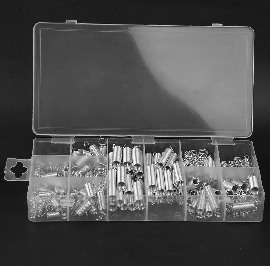 200PCs Tension / Druckfeder Set Industrielles Zubehör Hardware Handbetriebene Werkzeuge (200PCs Feder )