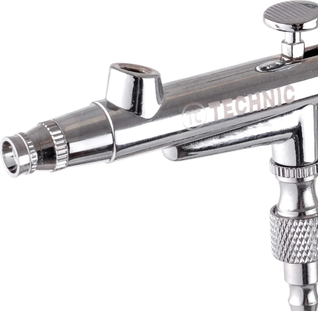 Aérographe avec buse rouge 0,4 mm et réservoir interchangeable 7cc - 3