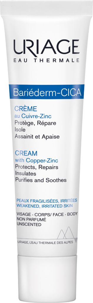 Uriage - Krem naprawczy zawierajcy mied i cynk Bariderm Zdjęcie produktu 