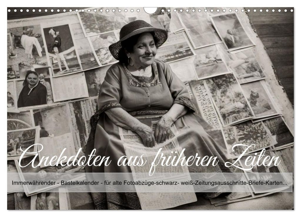 Anekdoten aus früheren Zeiten (Wandkalender 2027 DIN A3 quer), CALVENDO Monatskalender