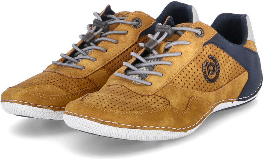 Bugatti Sneaker Low CANARIO Herren Rauleder Grau Größe: 42 Produktbild 