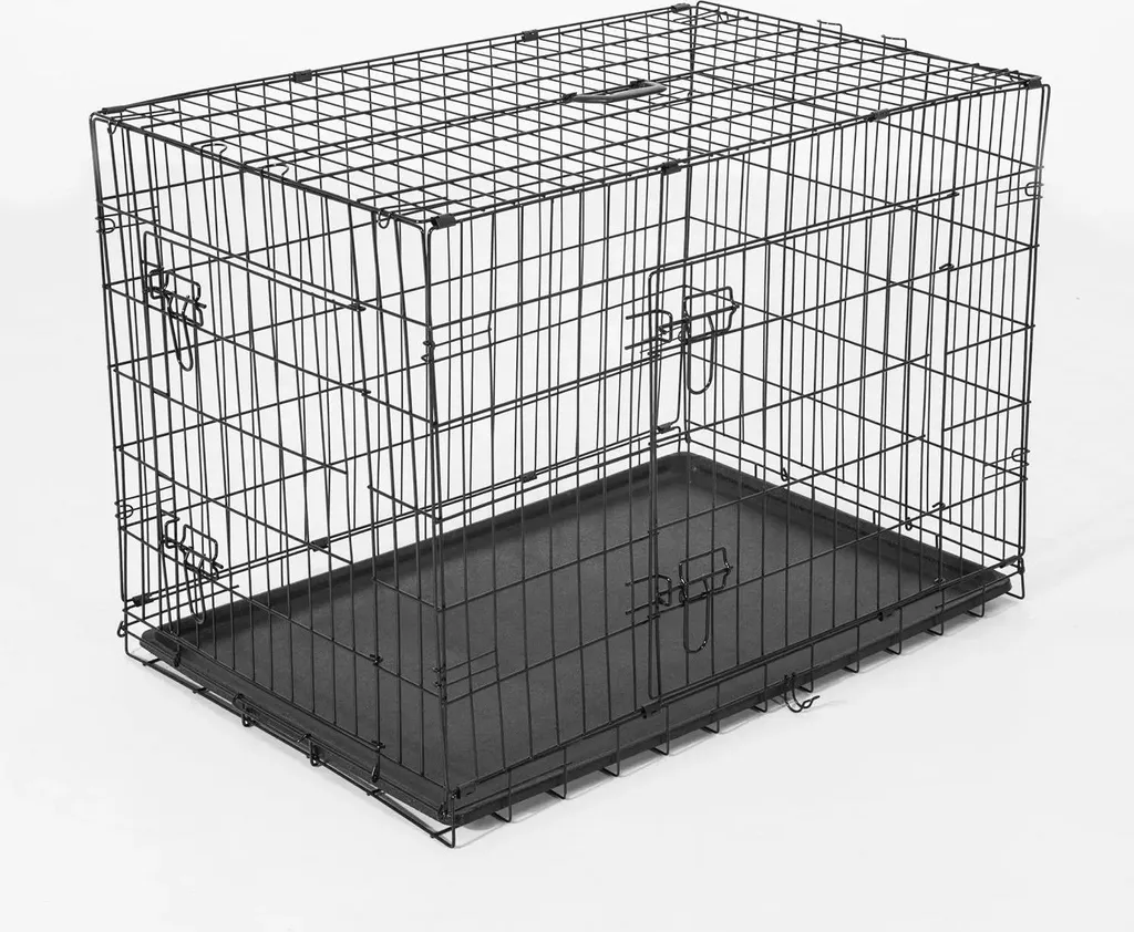 Caisse de transport pliable 121 cm avec poignée et double verrouillage