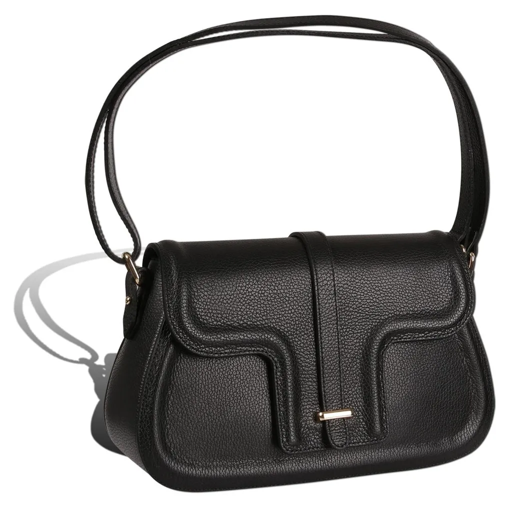 Sac à bandoulière Toscanto noir idéal pour le travail et sorties ville