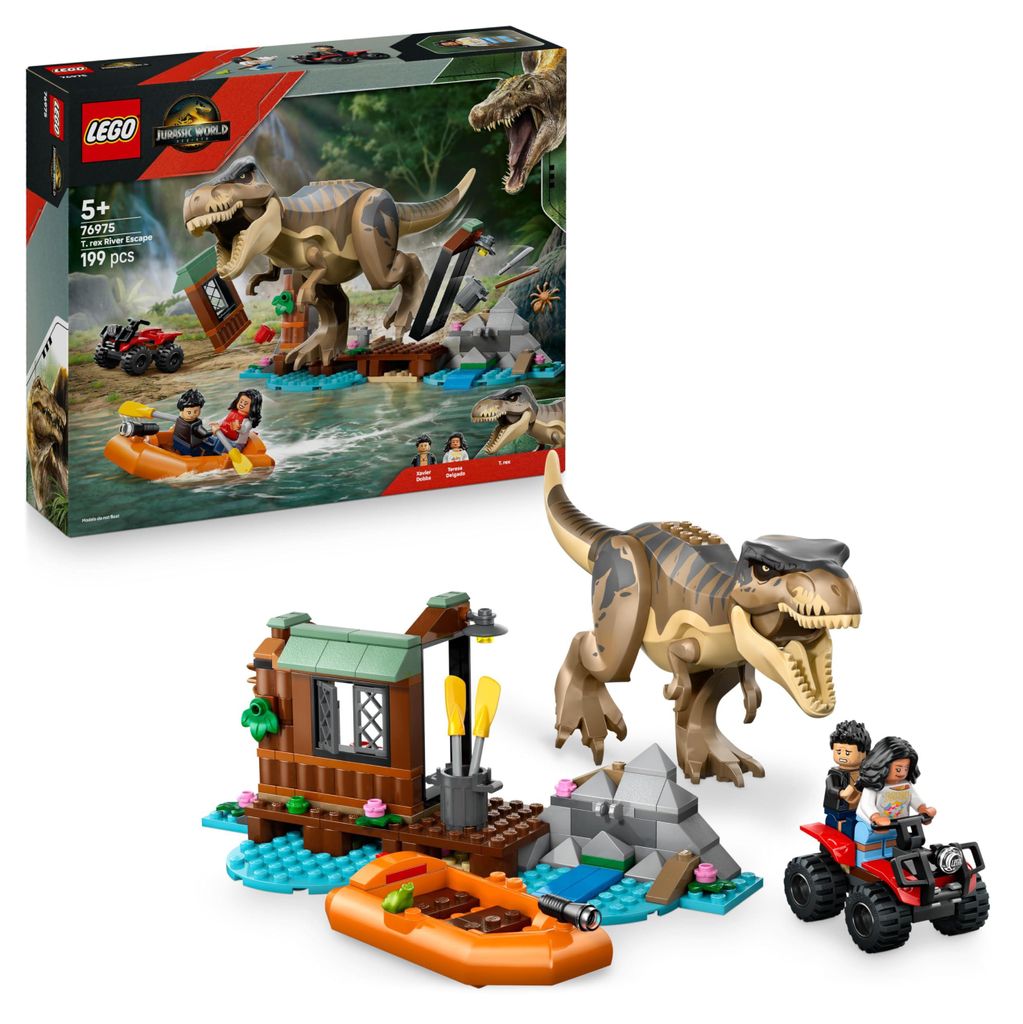 LEGO Jurassic World - Flucht vor dem T.Rex 5+ 76975 (76975) Immagine del prodotto 