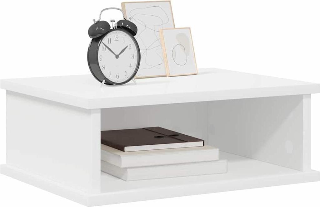 vidaXL Stolik nocny biały 40 x 31 x 15 cm materiał Zdjęcie produktu 