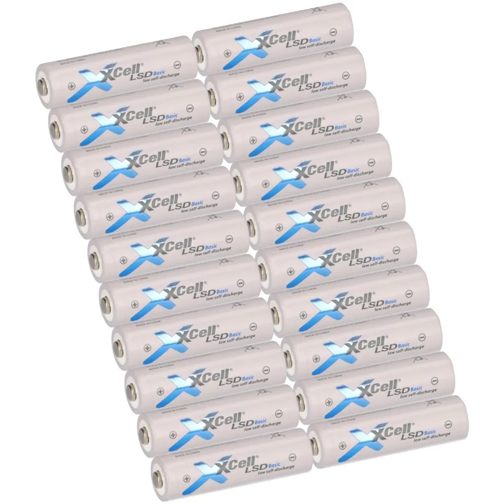 Pile AA LSD Basic à faible autodécharge 2100mAh XCell Ni-MH x20