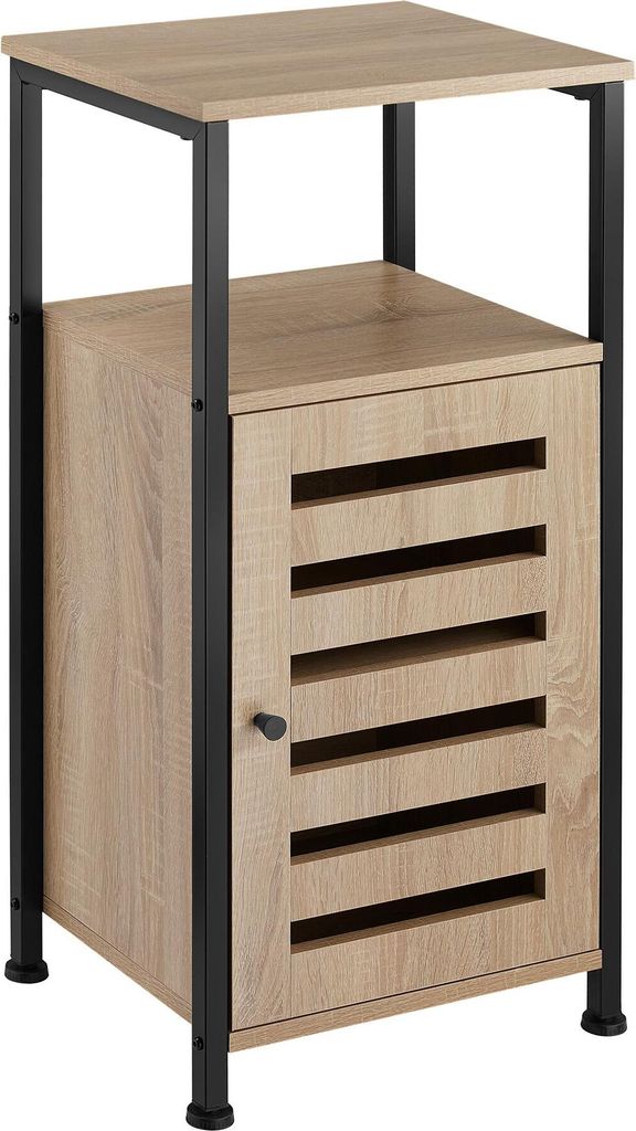 tectake® Beistellschrank Durham 38,5 x 31,5 x 81 cm Produktbild 