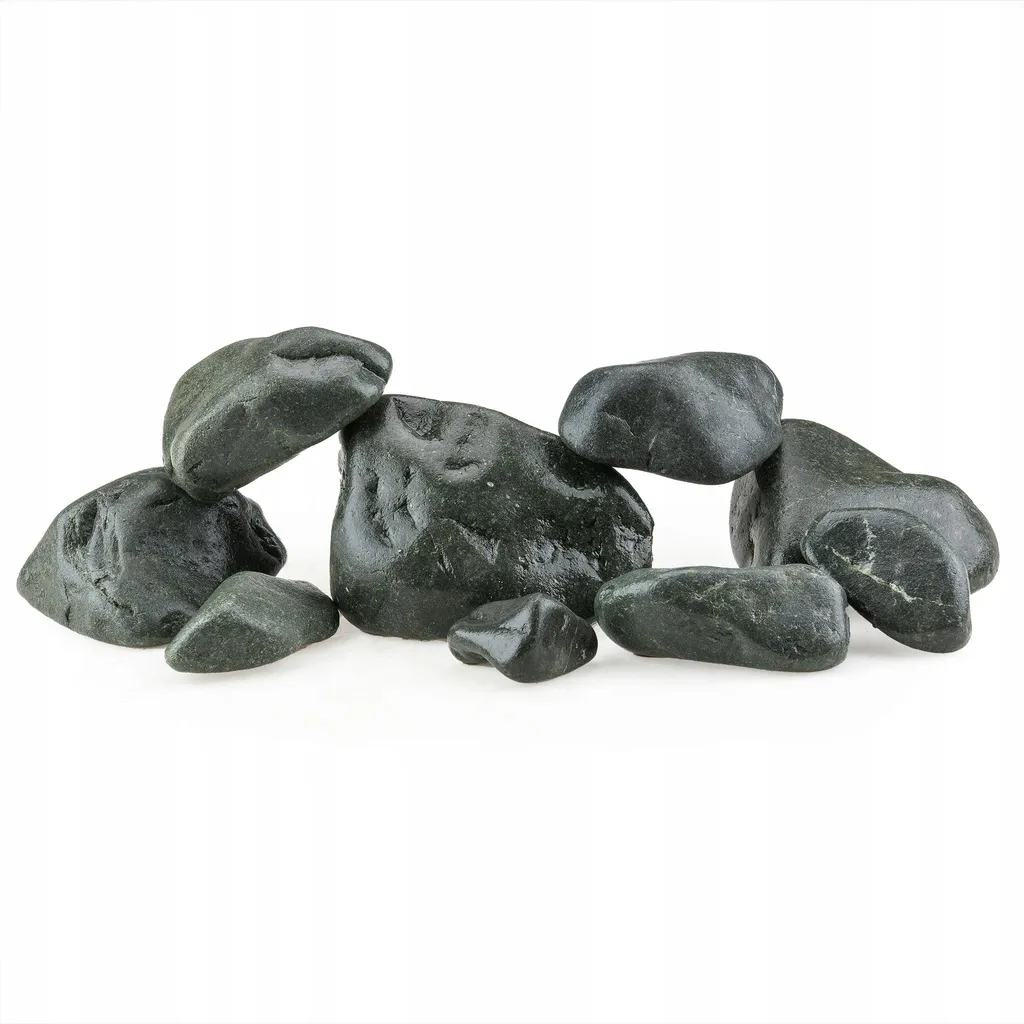 Gravier d'aquarium vert 15 kg : fini l'eau trouble, pierres 6-15 cm
