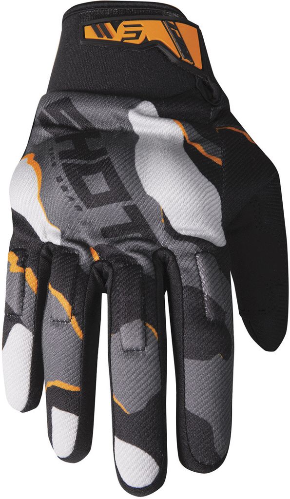 SHOT DRIFT CAMO Handschuhe neon orange-camo 12