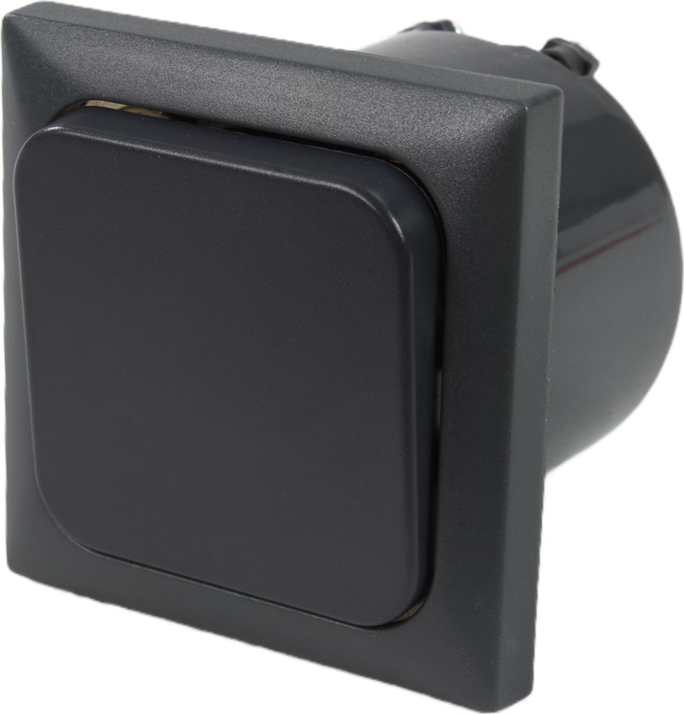 C-Line Presto Inprojal CBE 12-230 Volt Schalter + Rahmen + Isodose Wohnmobil Wohnwagen Boot anthrazit