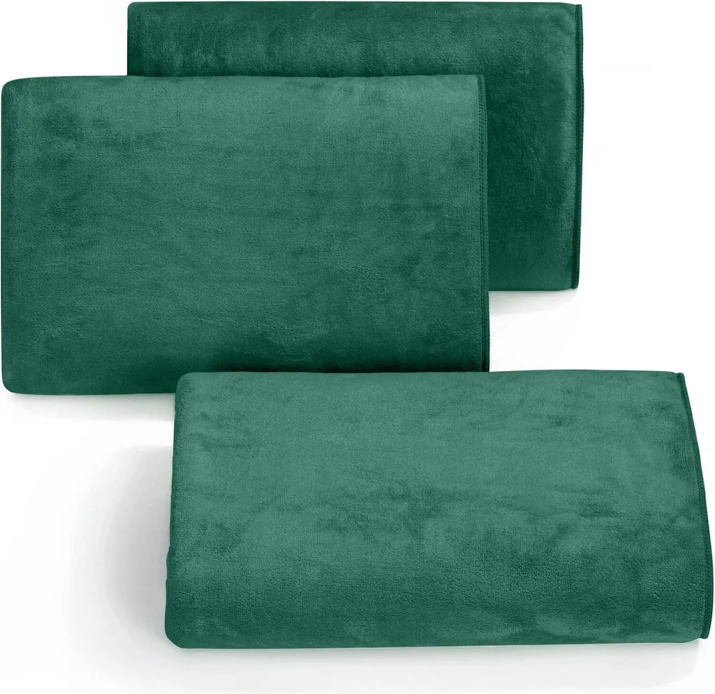 Telo Doccia Amy Eurofirany Verde Scuro 70x140 Microfibra 380g/m2 Offerta