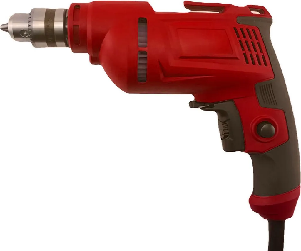 Meuleuse d'angle 2 en 1 et perceuse électrique rouge multifonction
