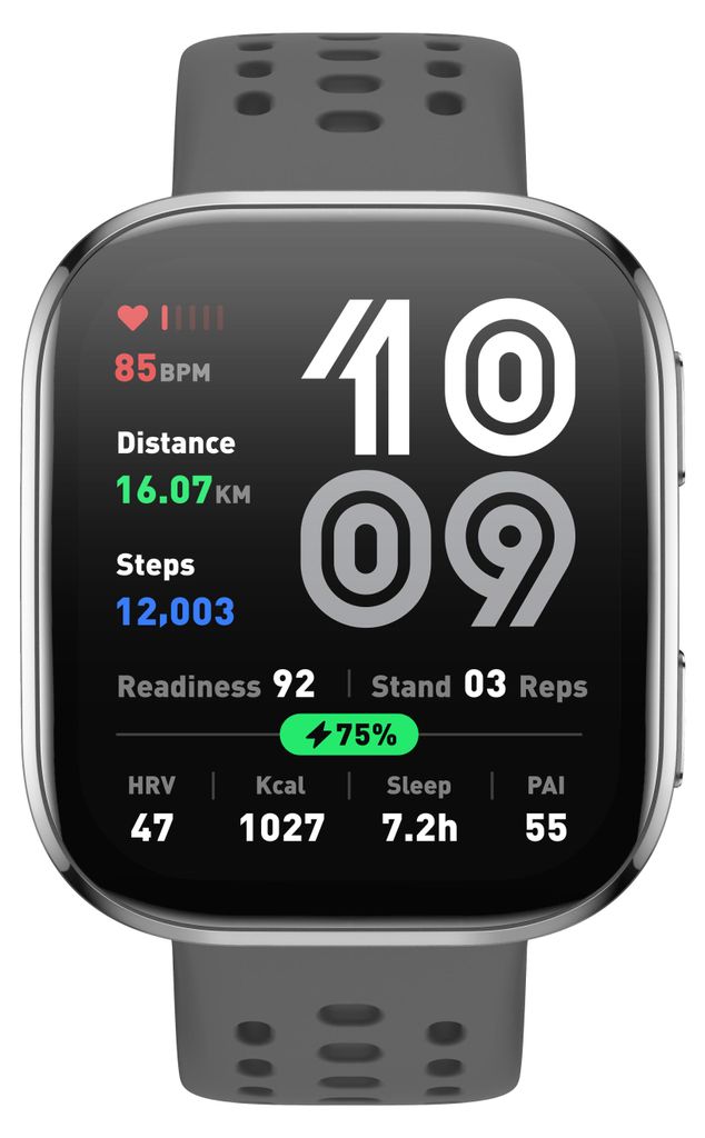 Amazfit Bip 6 Charcoal, 5 cm (1.97"), AMOLED, écran Image du produit 