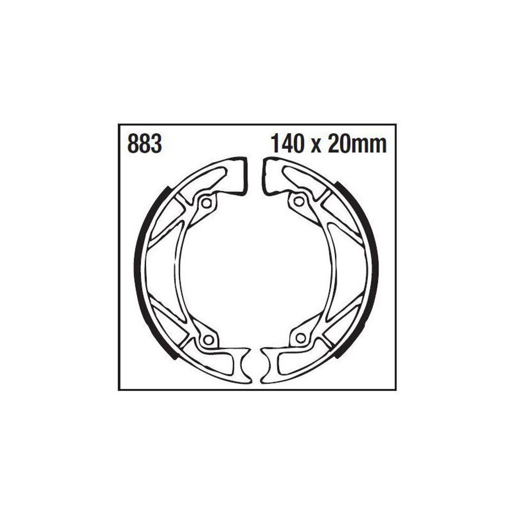 EBC Bremsbacken Standard