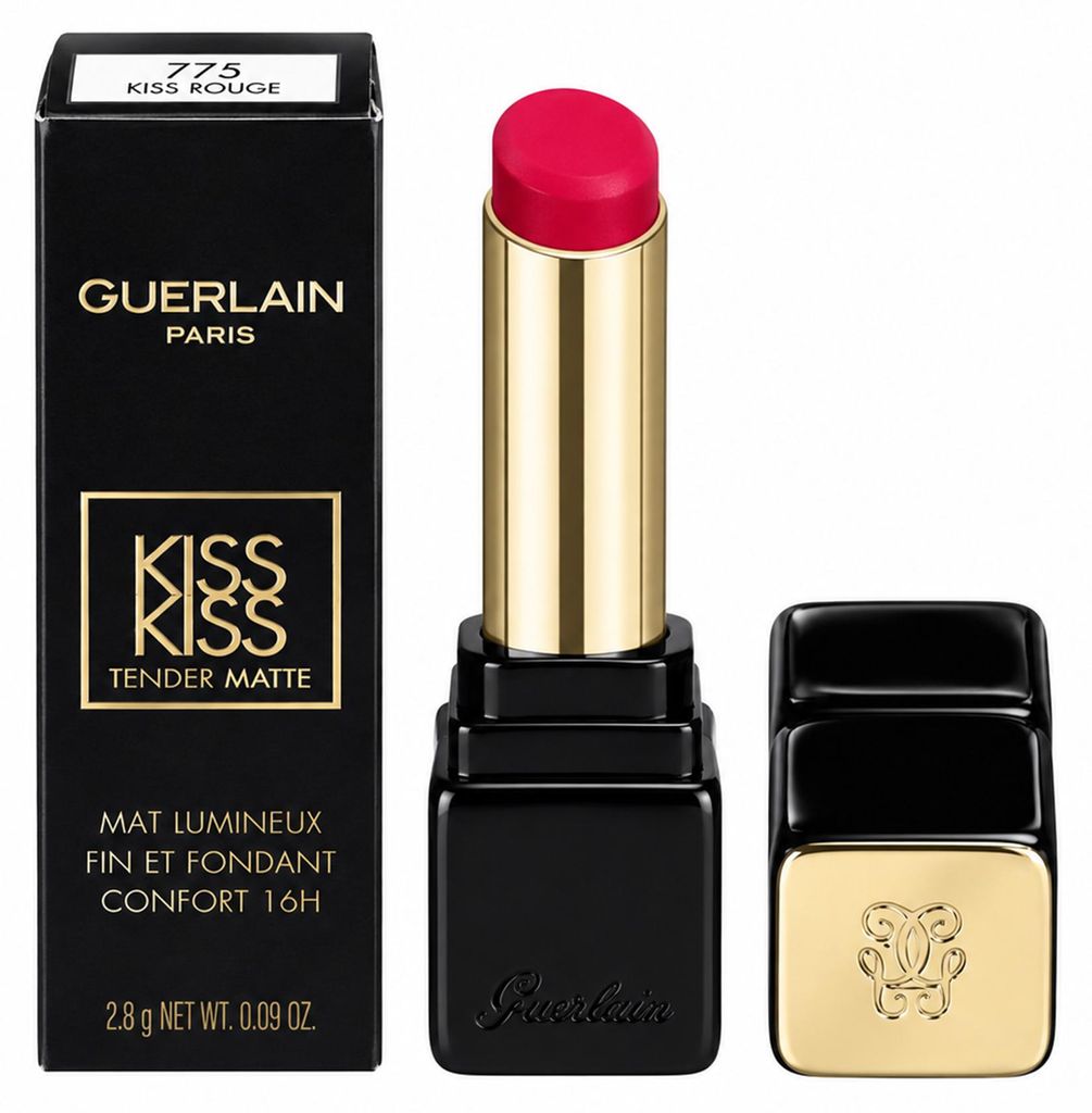 Guerlain KissKiss Tender Matte, Rot, Kiss Rouge, 1 Farben, Produktbild 