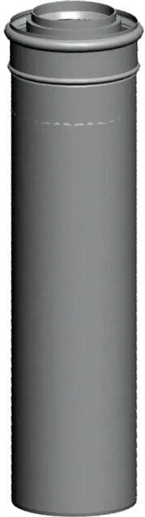 Wolf Tubo Aria Fumi DN80/125 2000mm Bianco | Sistema Concentrico Caldaia