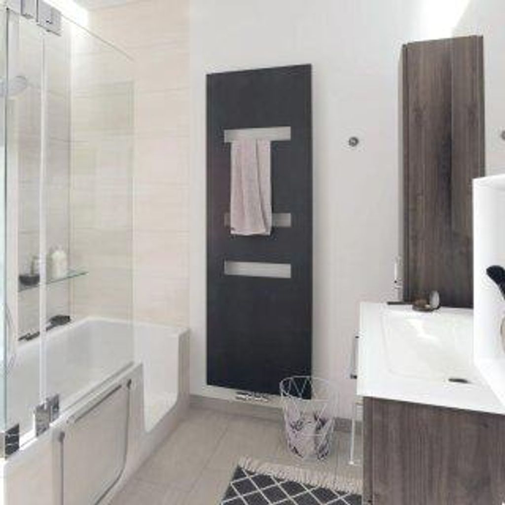 HSK 8776186-173 Designheizkörper Atelier Highline 610x1860mm Graphit-Schwarz