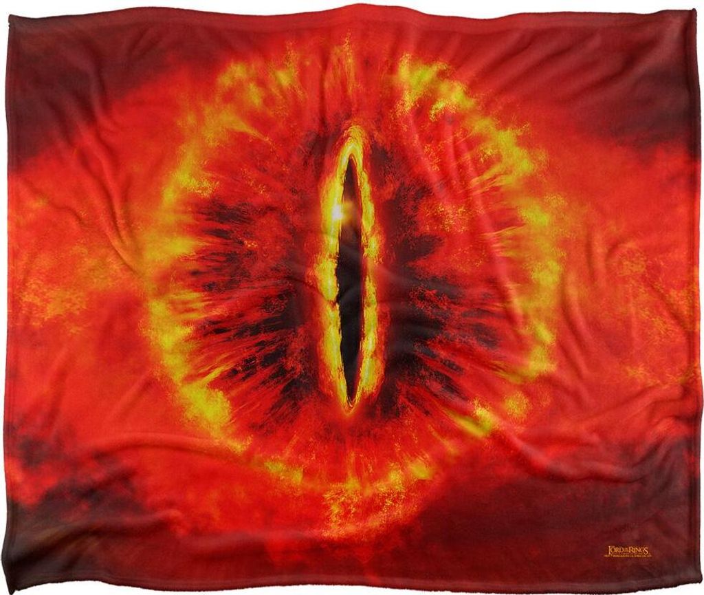 Lord Of The Rings - Decke "Eye Of Sauron" TV18876 (Einheitsgröße) (Bunt)