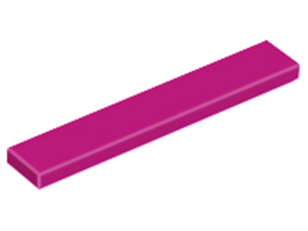 Lego 1x6 Fliesen 6636 - 1 Stück Magenta