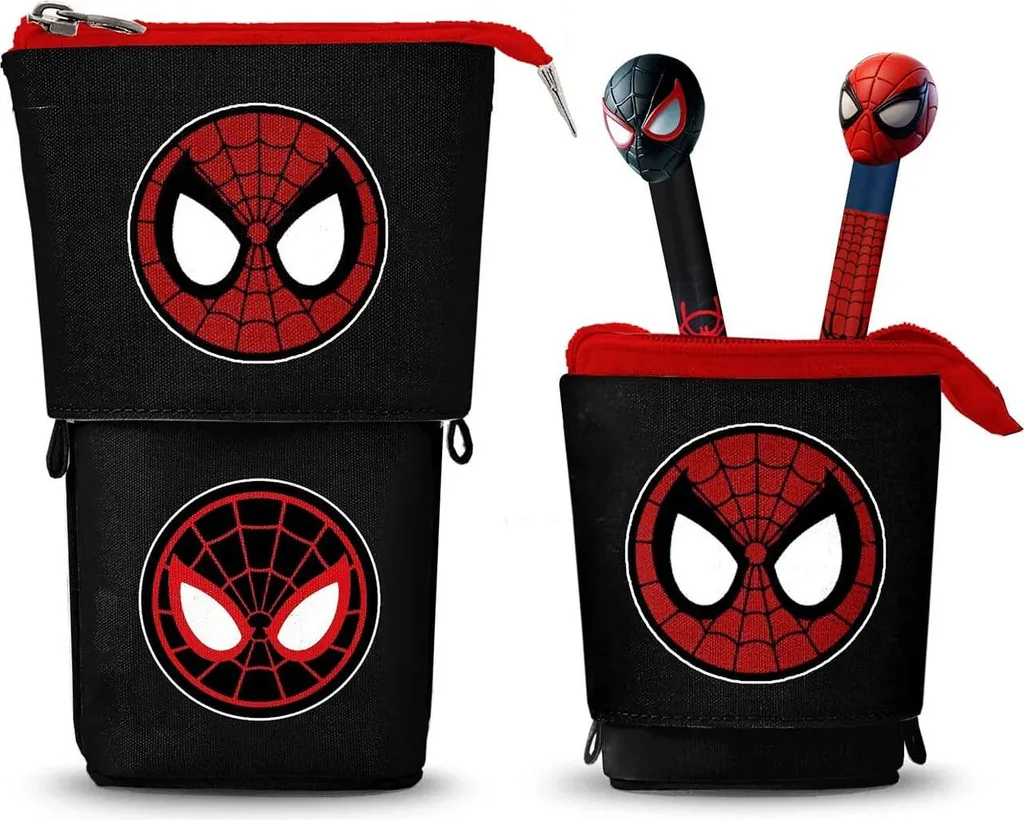 Trousse Spider-Man Pop Up : fini le désordre avec les stylos effaçables