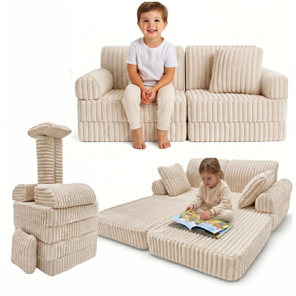 ODOL-PLUSZ® Spielsofa, Kindersofa aus Schaumstof - Produktbild 
