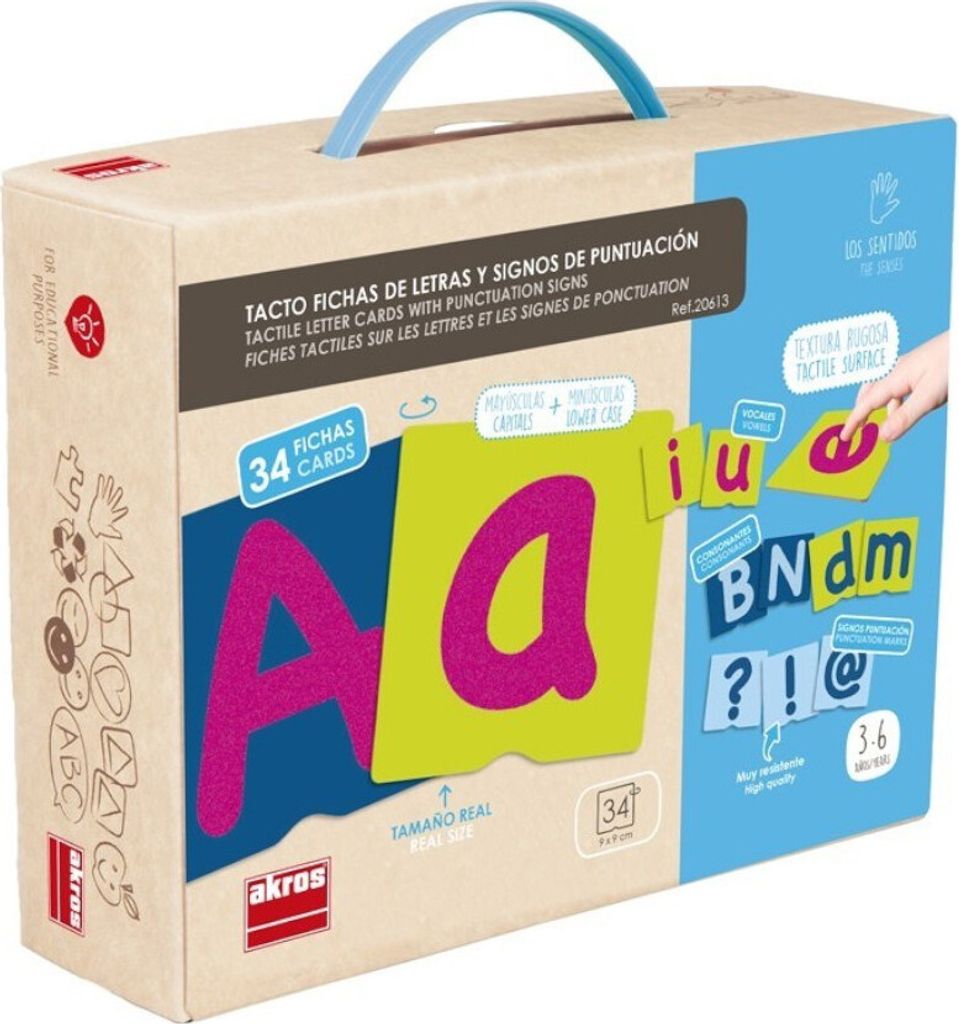 Sensoryczne karty Nauka literek / Akros Zdjęcie produktu 