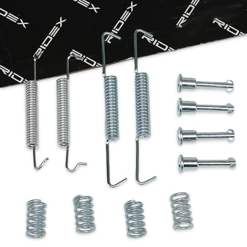 Zubehörsatz Feststellbremsbacken Zubehörsatz Bremsbacken RIDEX hinten für FIAT ULYSSE (220) passend für PEUGEOT 406 (8B) 607 (9D, 9U) 406 Coupe...