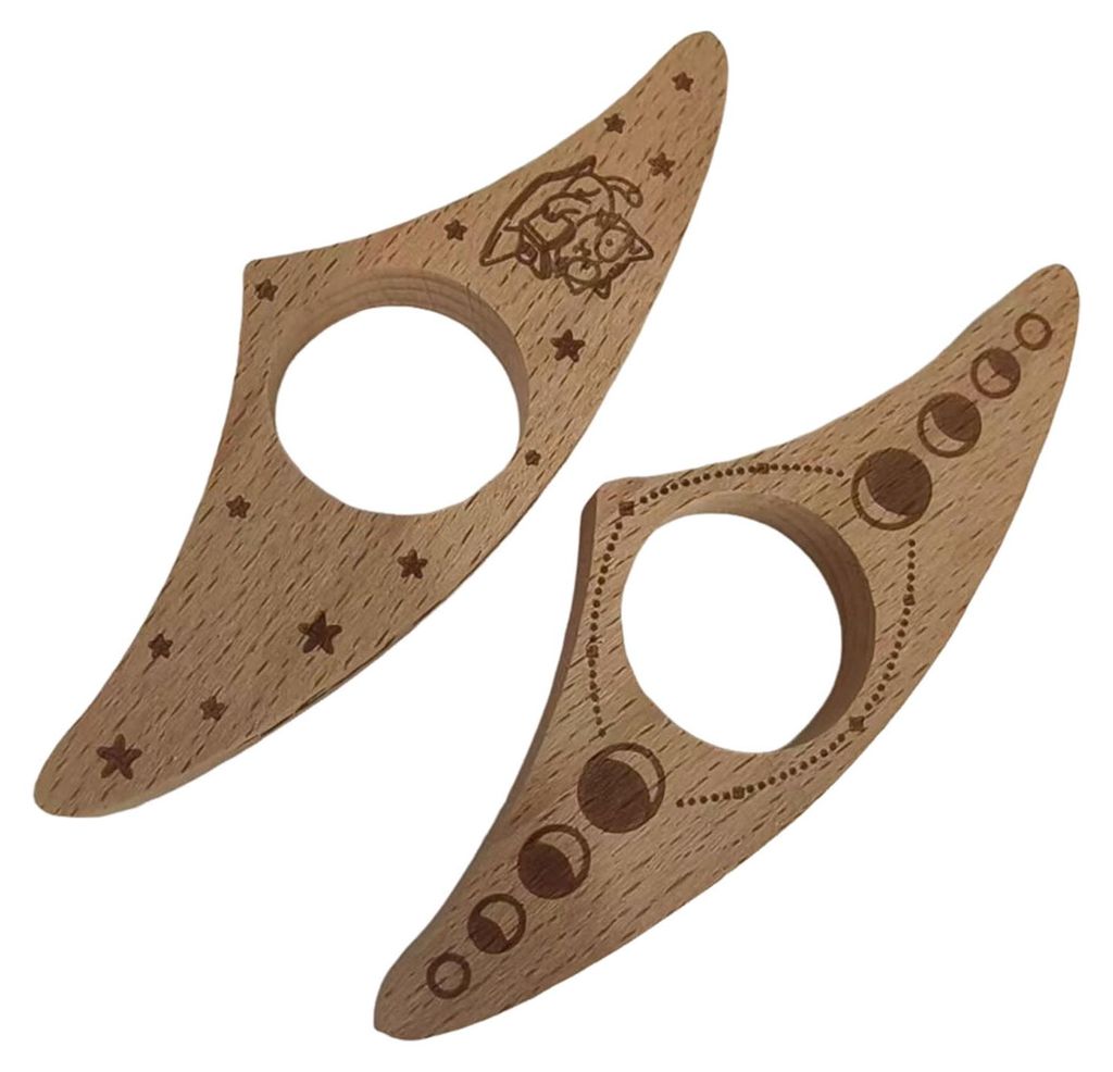 Buchseitenhalter aus Holz, Daumenring, Lesezeichen, hält Ihr Buch offen, Lesehilfe, Geschenk für Lehrer und Bücherliebhaber