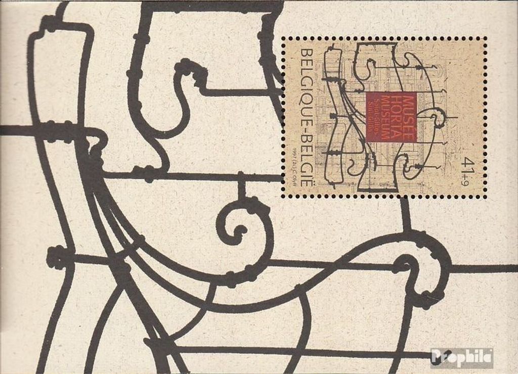 Briefmarken Belgien 1997 Mi Block68 (kompl.Ausg.) gestempelt Museen