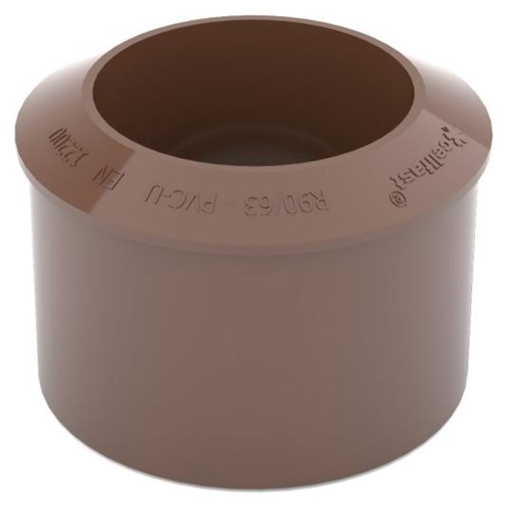 BRYZA redukcja rury spustowej plastikowa Ø 110/90 mm, Brąz Zdjęcie produktu 