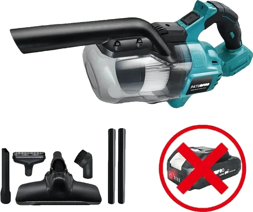 Aspirateur à main sans fil puissant 21,7 L/S fini la poussière bac 1L