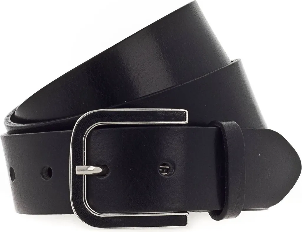 Cintura Vanzetti Pelle 35mm W70 Nero | Vera Pelle Made in Germany