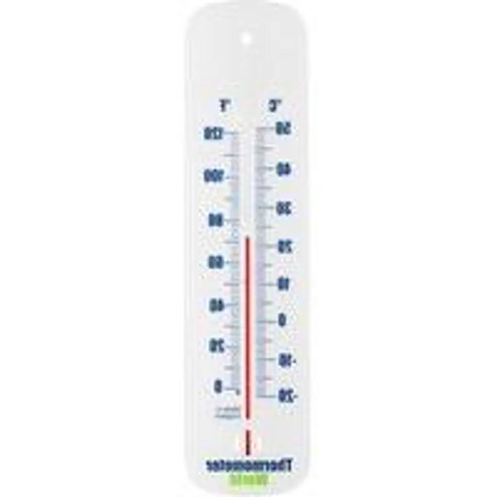Thermomètre numérique intérieur-extérieur bleu avec grand écran LCD