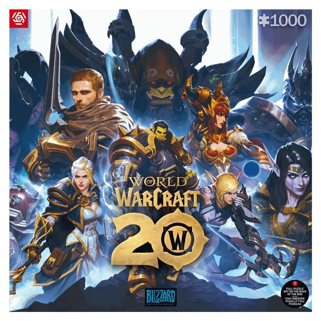 World Of Warcraft - Puzzle, 20. Jubiläum CD2041 (Einheitsgröße) (Bunt)