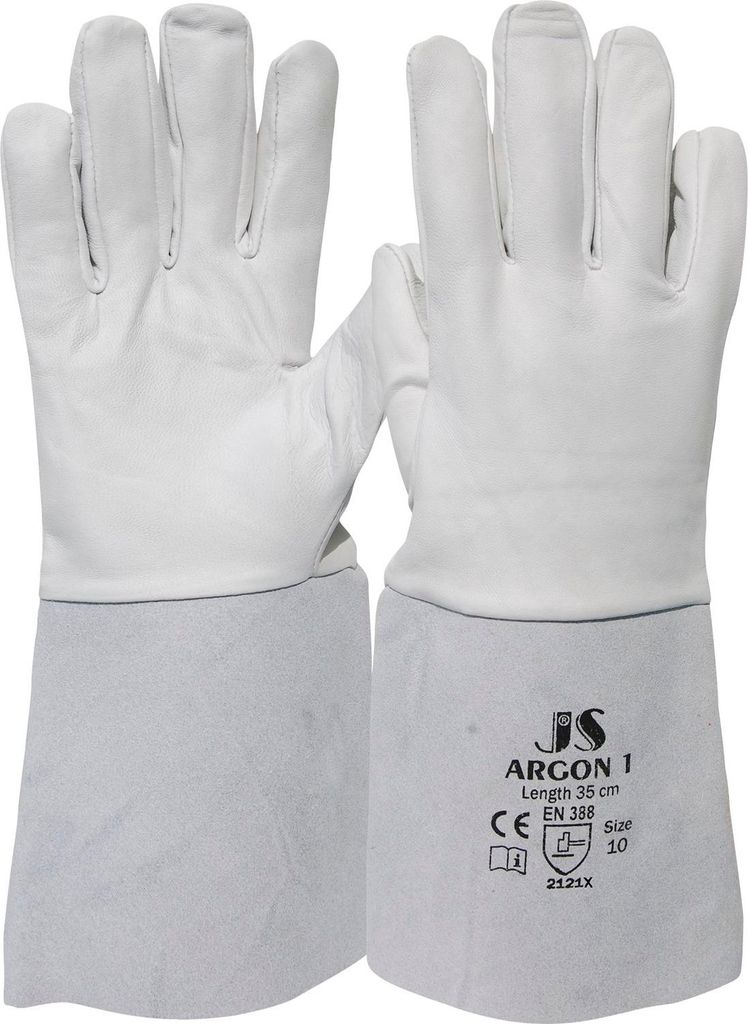STAFFL Schweißer-Handschuh Argon 1 Schweißhandschuh Größe 9 | 12 Paar