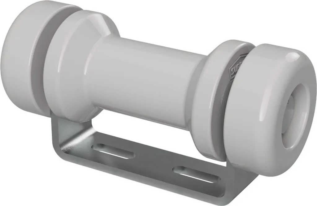 Rullo Rimorchio Barca SUPROD 125mm: Poliuretano Grigio Anti-Corrosione