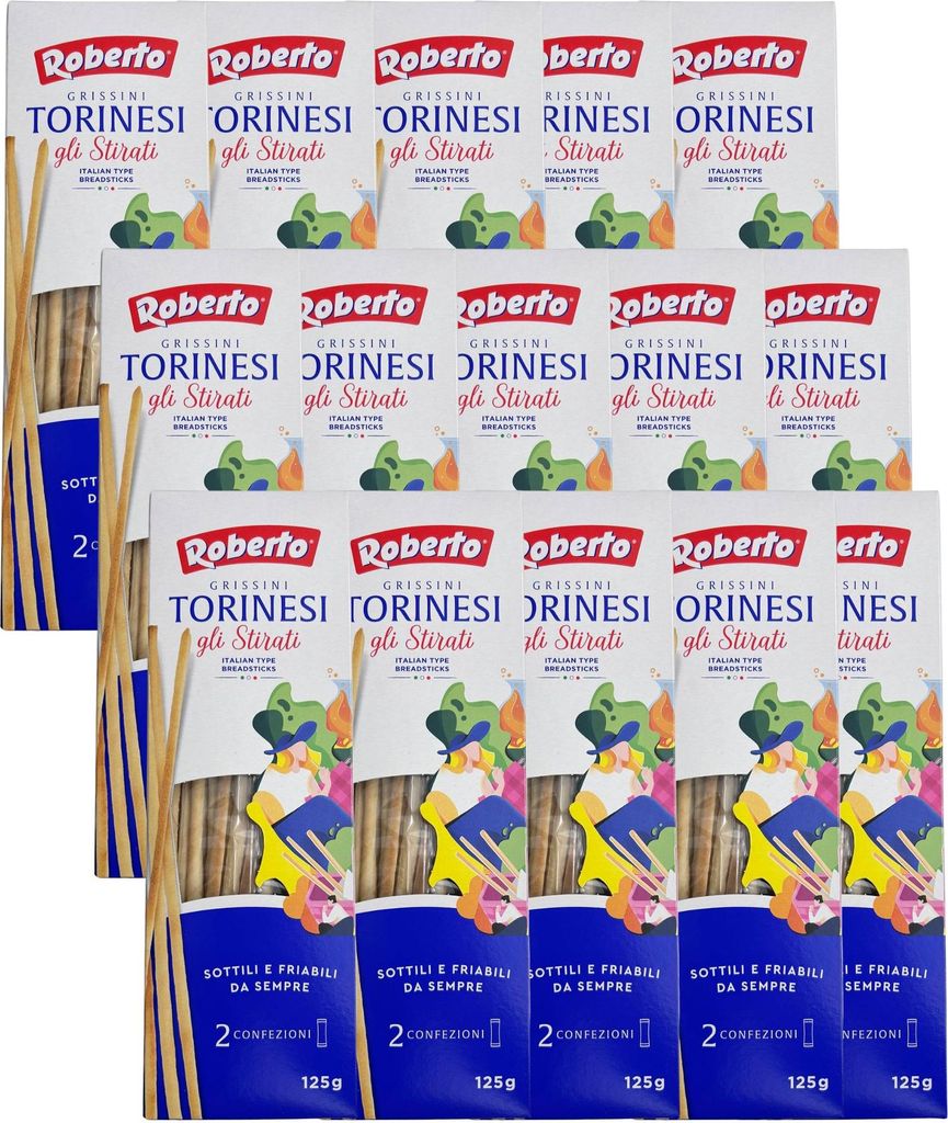 Roberto Grissini Torinesi 15x125g Beutel | ultra-dünne Produktbild 