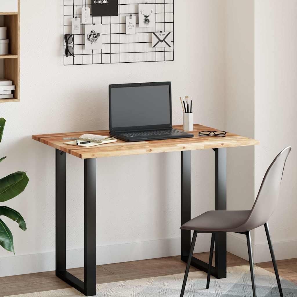 vidaXL Blat biurka z powłoką olejową 100x70x2 cm lite Zdjęcie produktu 