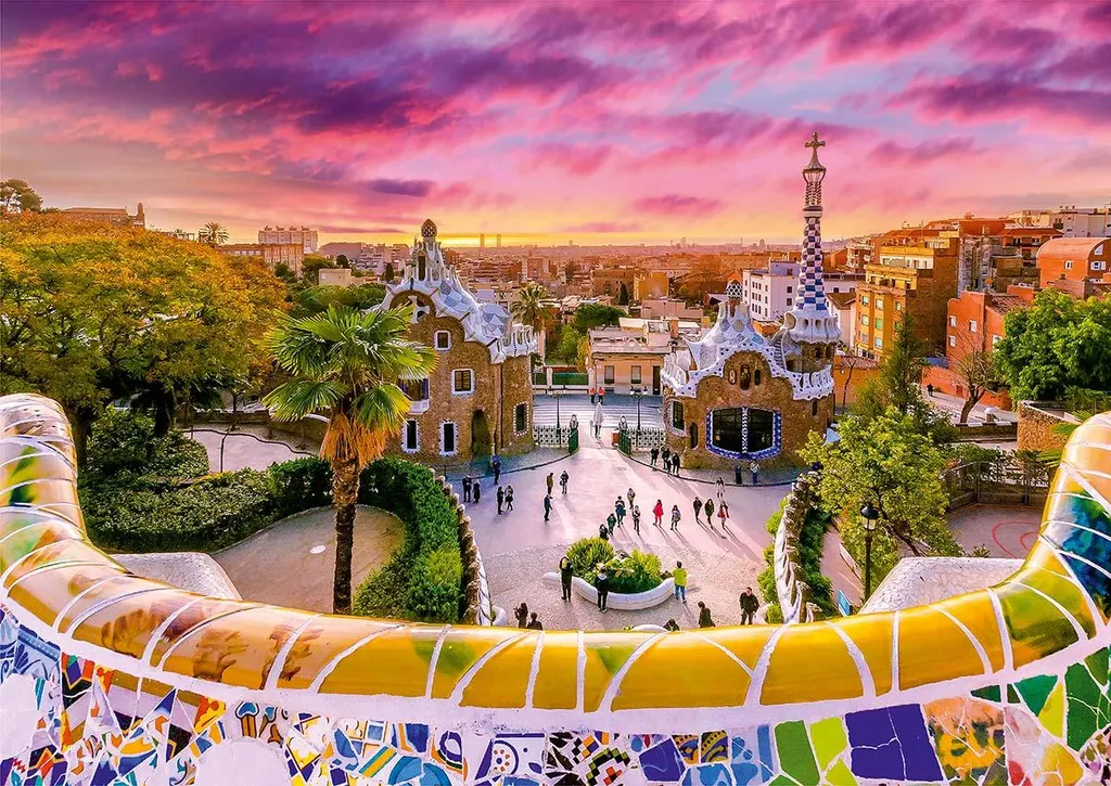 Puzzle Roovi coloré 500 pièces - Illustration Espagne haute définition