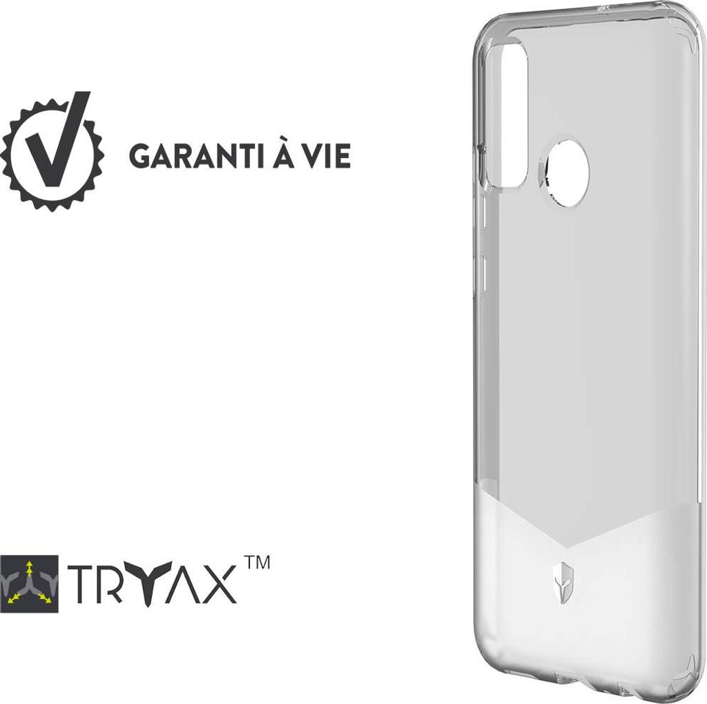 Force Case, Verstärkte Hülle für Huawei P Smart 2020 PURE, Transparent