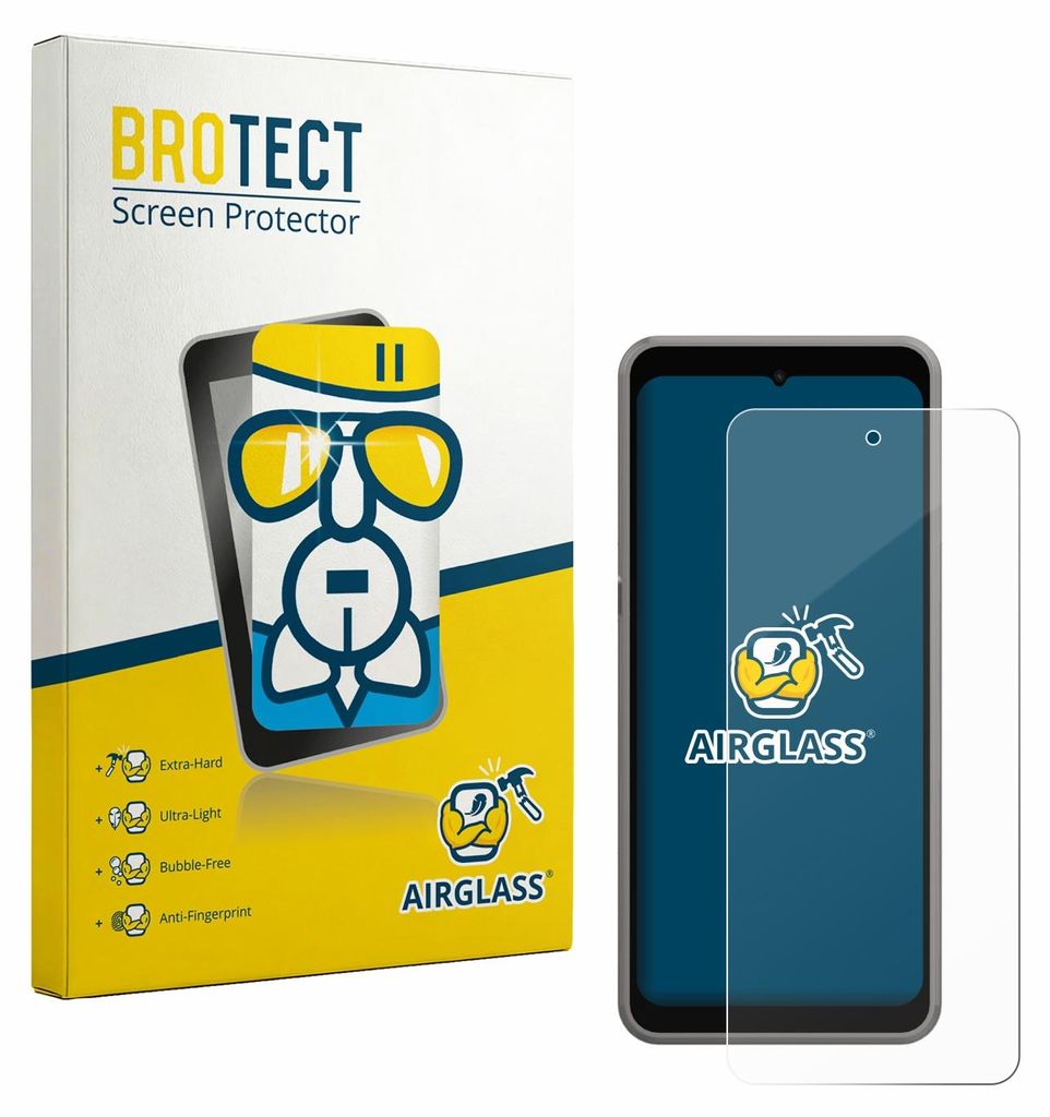 BROTECT Schutzglas für ingenico Axium NX8 Schutzfolie Panzer Folie Glas Display Schutz klar