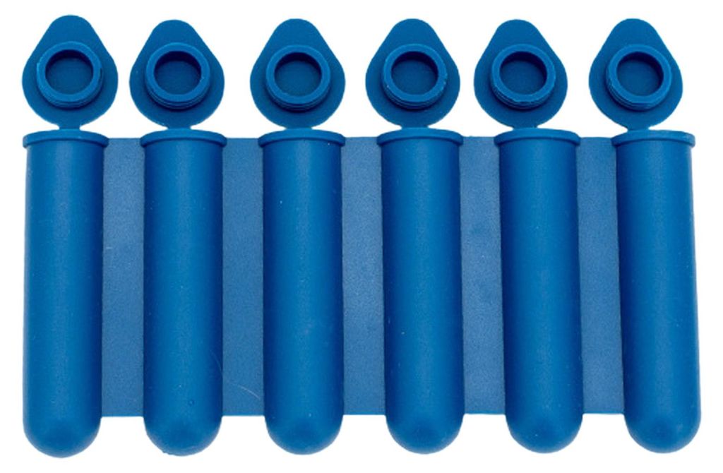 Eisform mit Deckel, 6 Mulden, wiederverwendbar, lebensmittelecht, leicht zu reinigen, Silikon, fingerförmig, für Zuhause